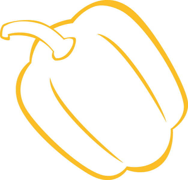 An illustration of yellow pepper.