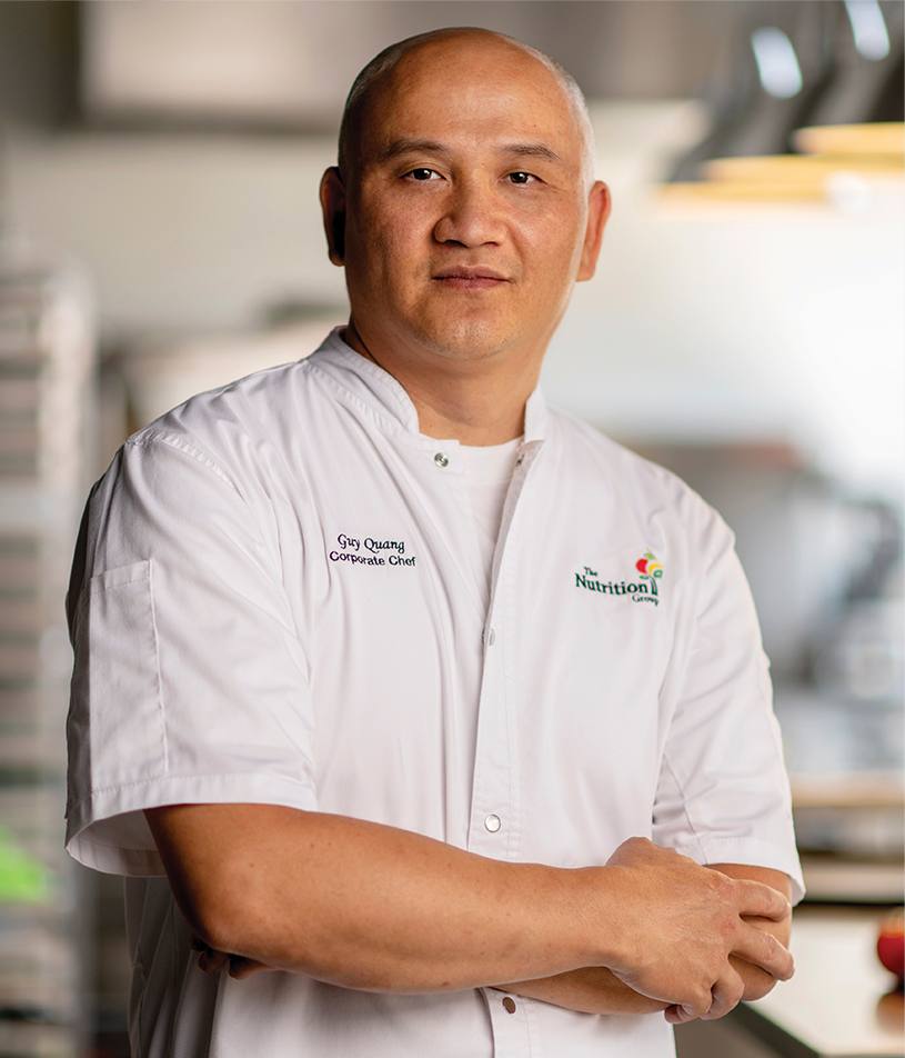A headshot of the head chef Guy.